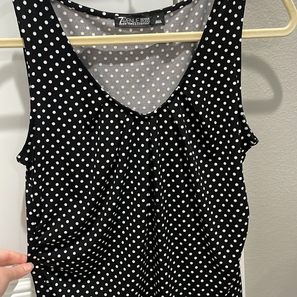 7th Avenue polka dot blouse - Picture 2 of 3